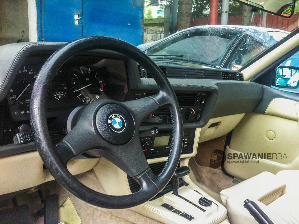 Spawanie / reanimacja wydechu w BMW 635 CSi